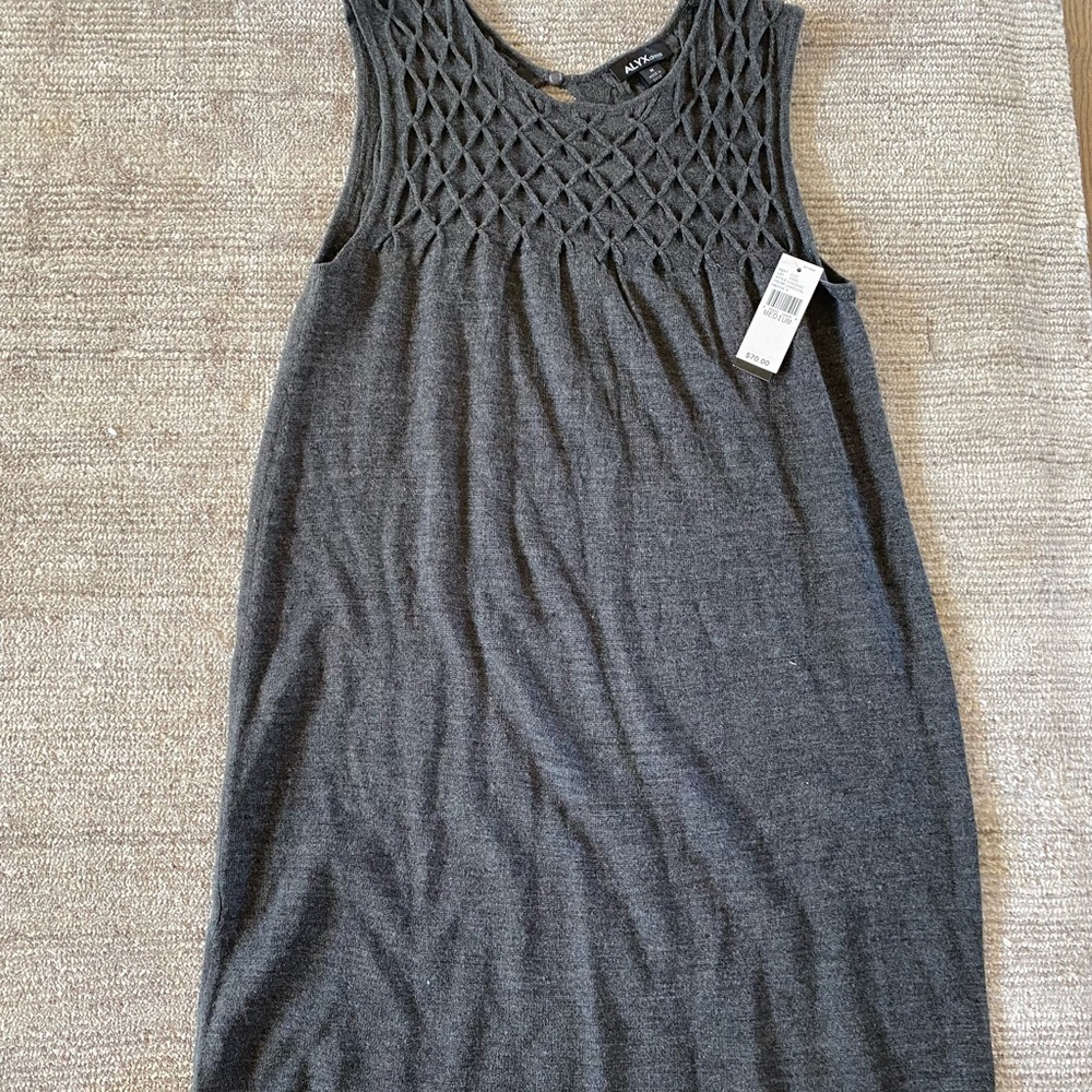 Sleeveless sweater dress